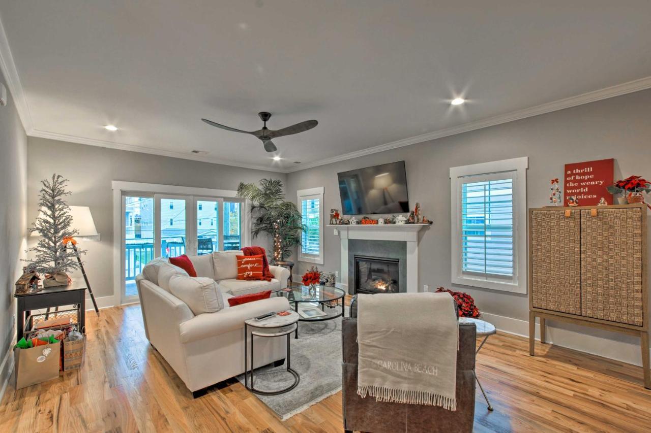 Bright Coastal Abode With Porch And Beach Access! Carolina Beach Buitenkant foto