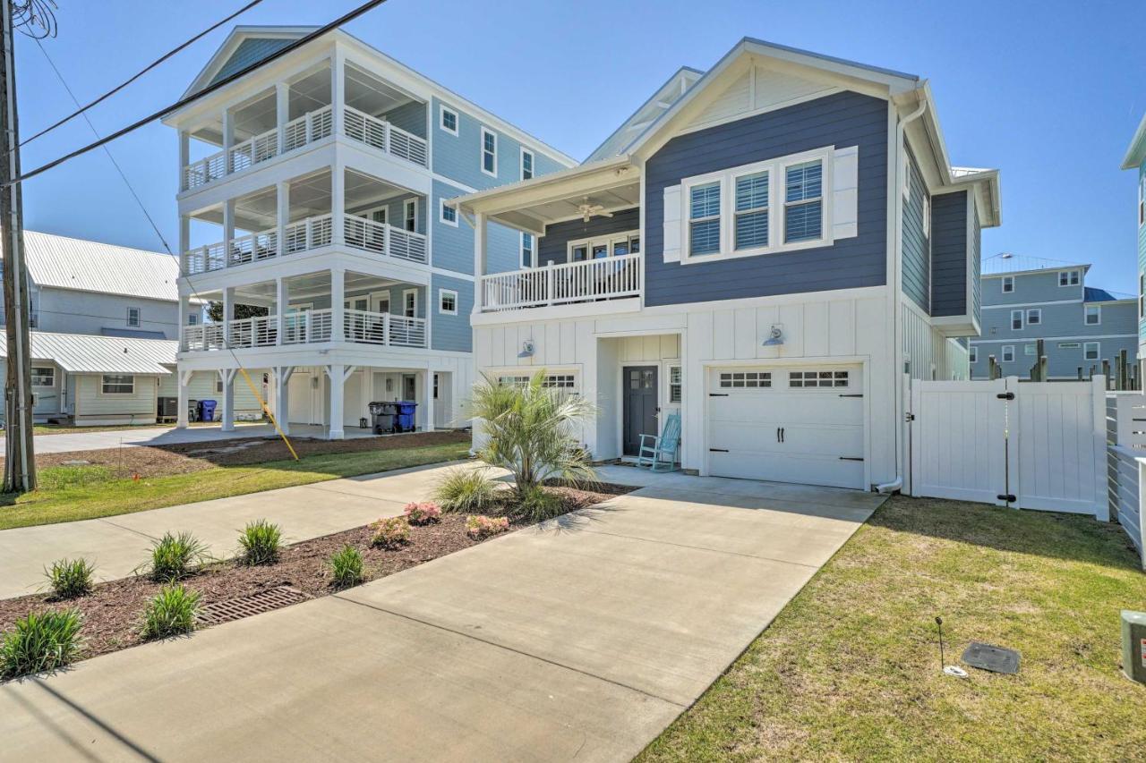 Bright Coastal Abode With Porch And Beach Access! Carolina Beach Buitenkant foto